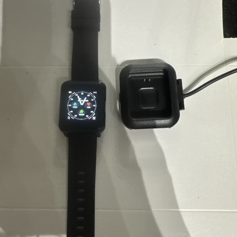 Supersonic SC-84ECGBLK ECG + PPG Touchscreen Smart Watch